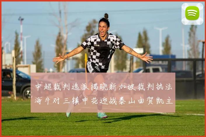 中超裁判选派揭晓新加坡裁判执法海牛对三镇申花迎战泰山由贺凯主哨